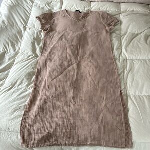 Jenni Kayne caftan dress, taupe/pink-large